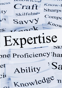 Experience in Unique, Specialty Areas Experience in Unique, Specialty Areas